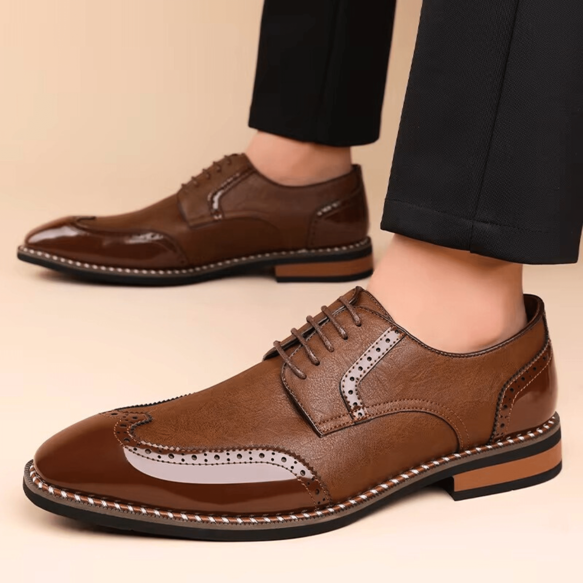 HARRISON OF CALIFORNIA | BICOLORED SHOES FOR MEN