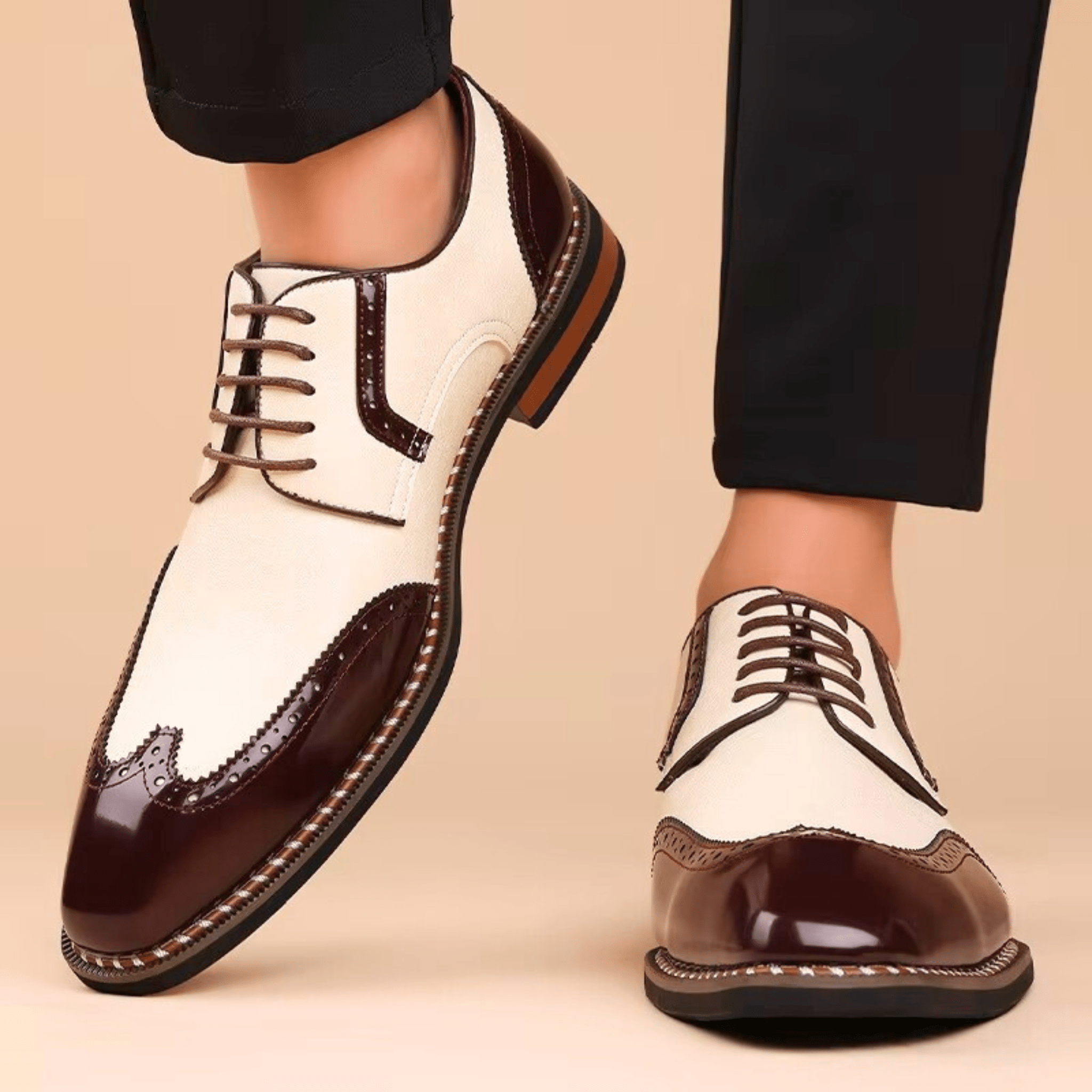 HARRISON OF CALIFORNIA | BICOLORED SHOES FOR MEN