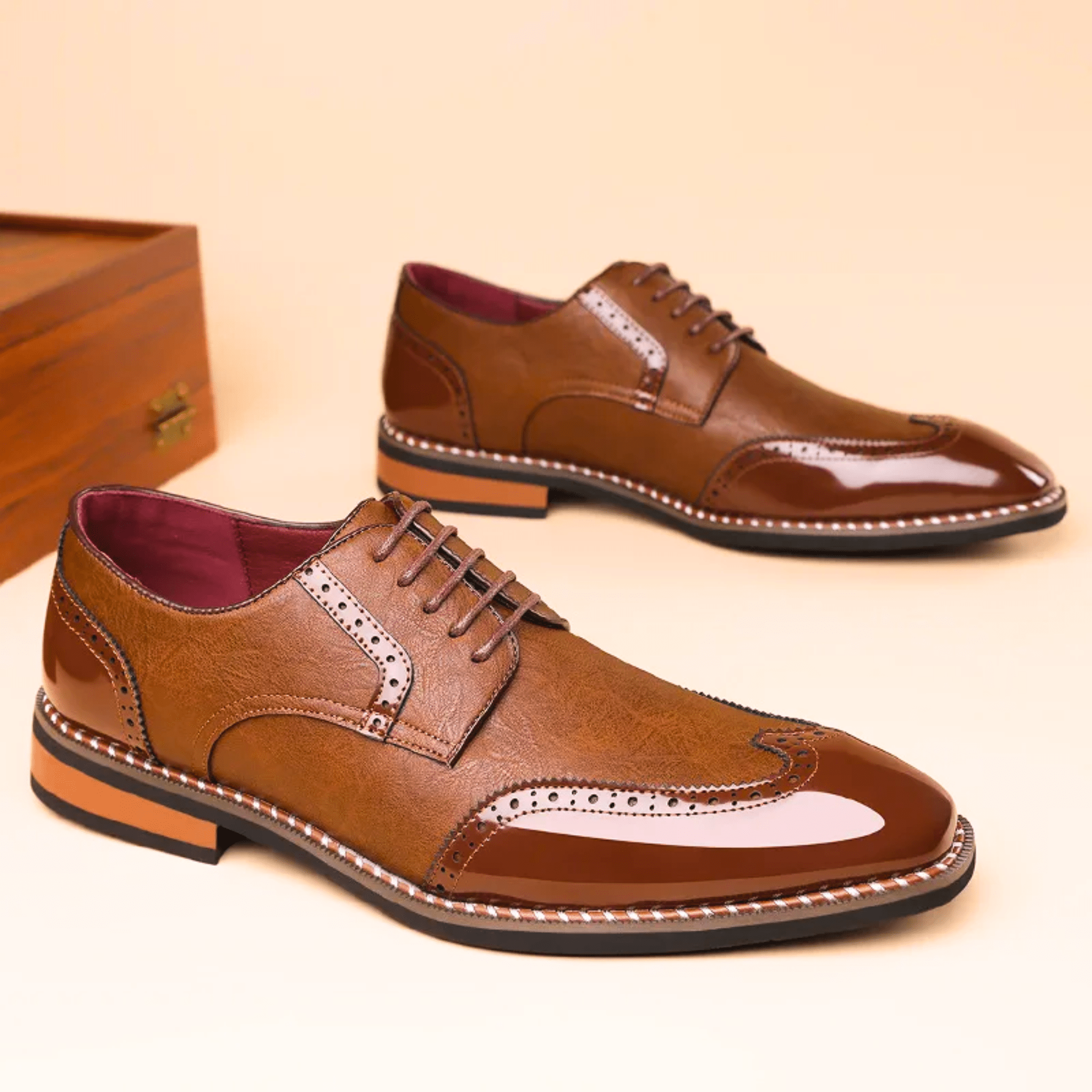 HARRISON OF CALIFORNIA | BICOLORED SHOES FOR MEN
