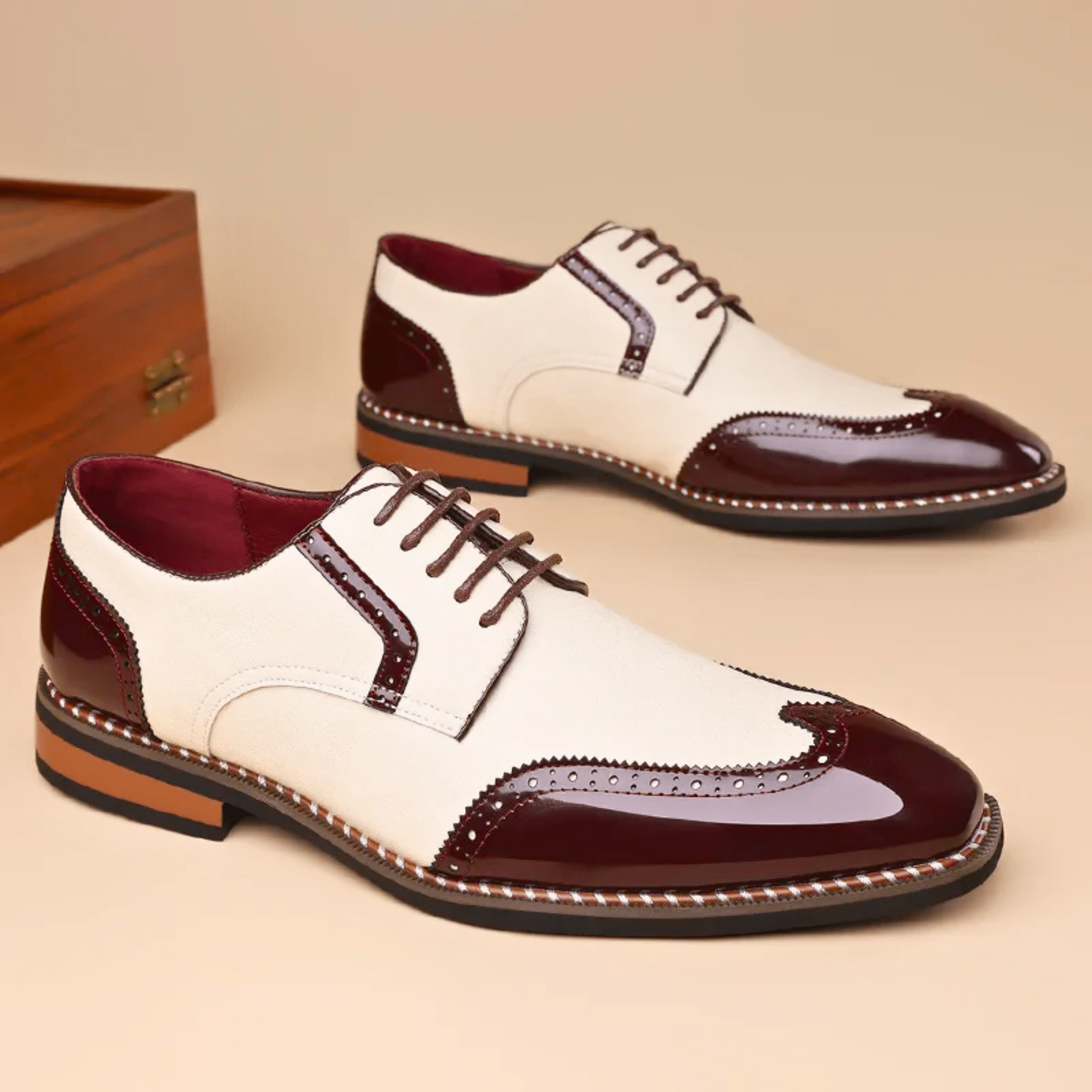 HARRISON OF CALIFORNIA | BICOLORED SHOES FOR MEN