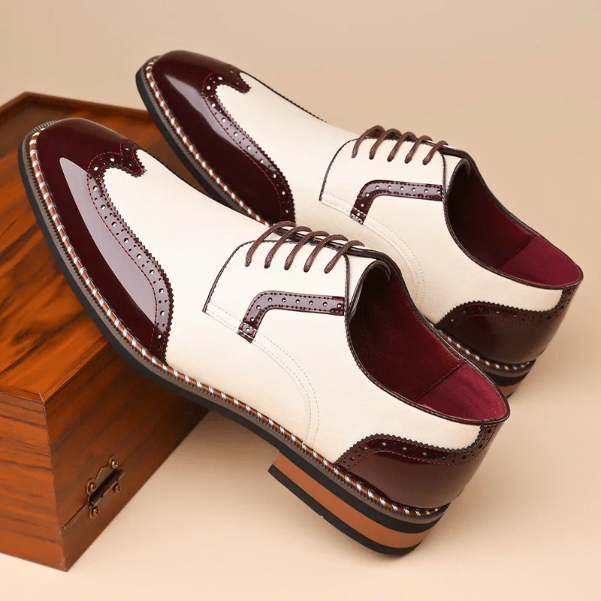 HARRISON OF CALIFORNIA | BICOLORED SHOES FOR MEN