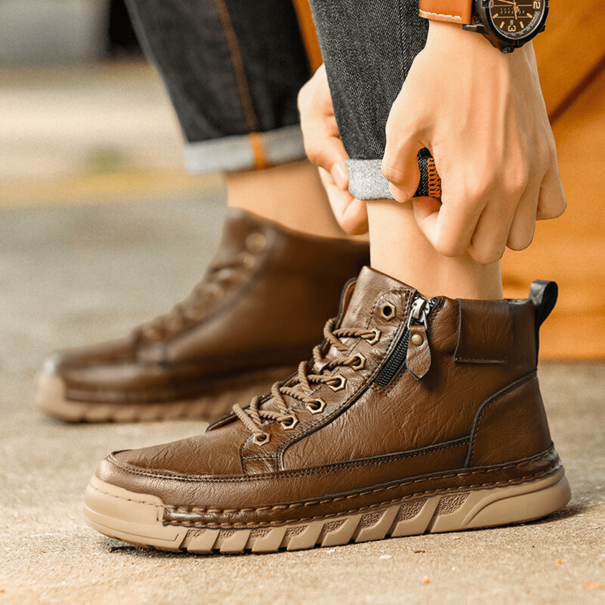 HARRISON OF CALIFORNIA | MEN'S LEATHER BOOTS