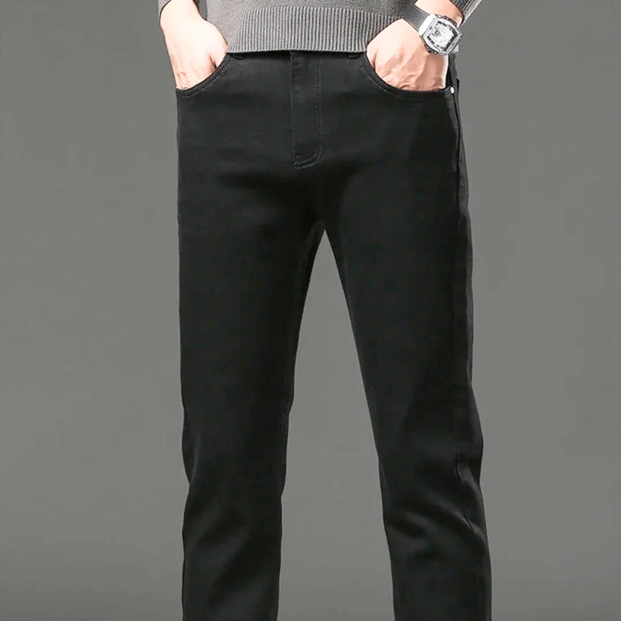 HARRISON OF CALIFORNIA | THERMAL DENIM PANTS